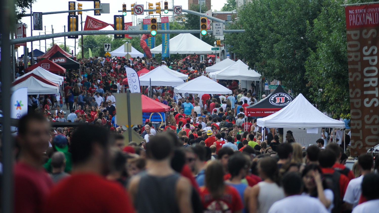 NC State will celebrate the 10th anniversary of Packapalooza, the university's all-day block party and street festival, Aug. 27.