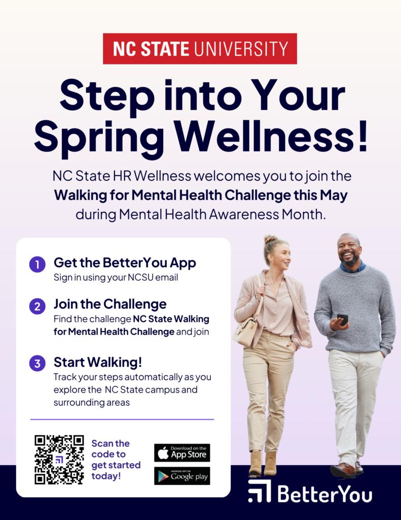 Step Into Your Spring Wellness Poster